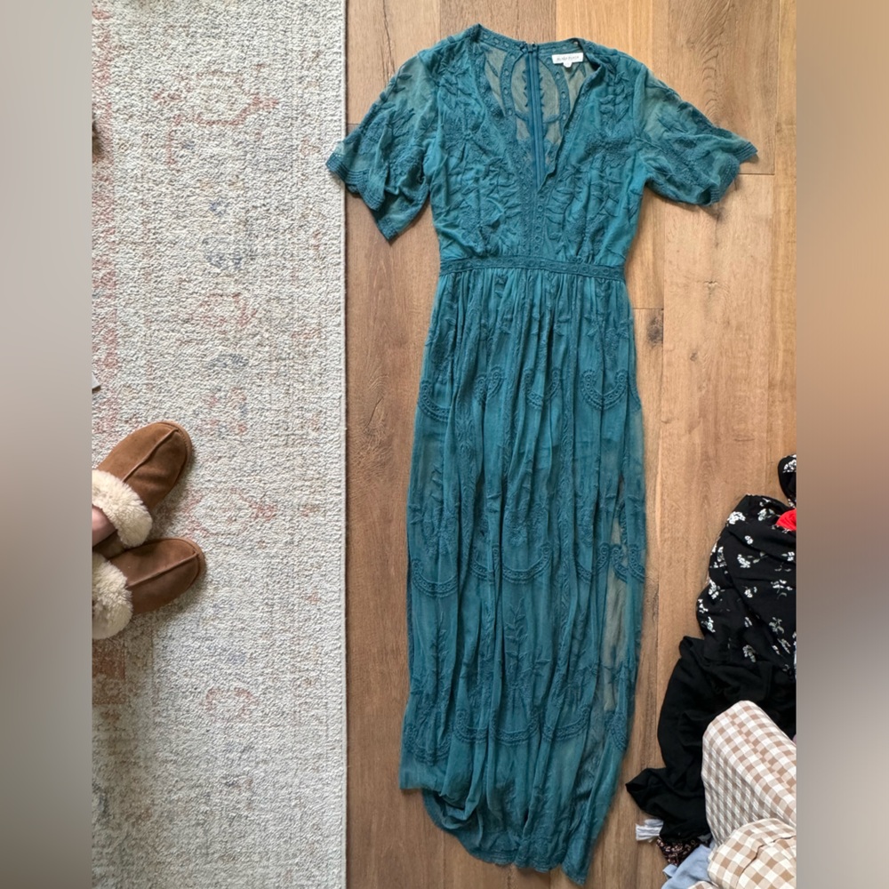 Teal Honeypunch Dress Size Small